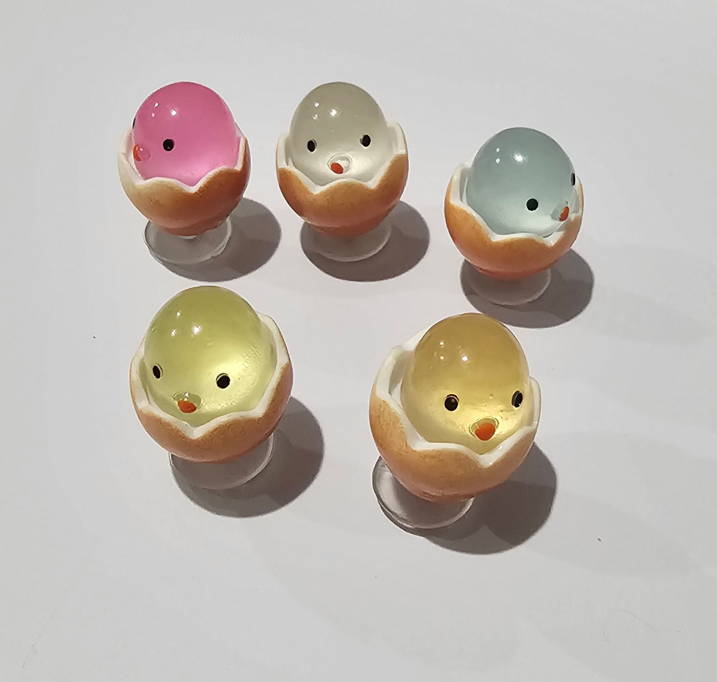 chick in eggs charms