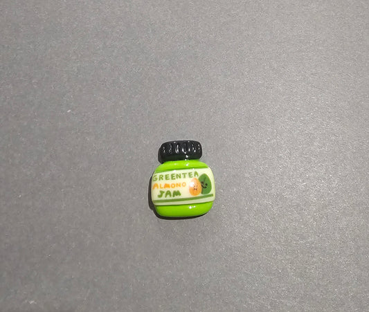 green tea almond jam croc charm