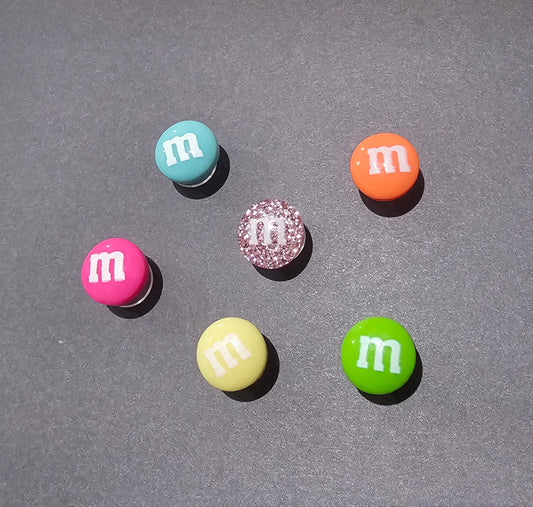 m&m croc charms