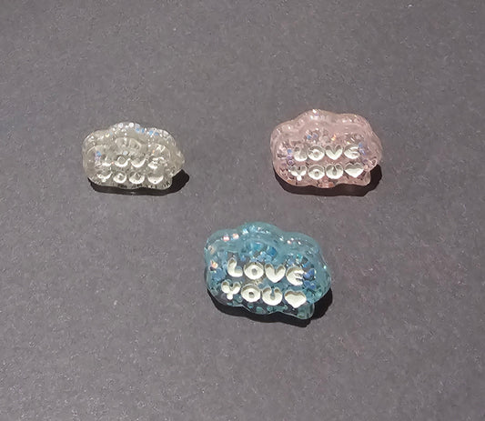 love you croc charms