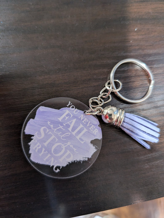 Inspirational keychain
